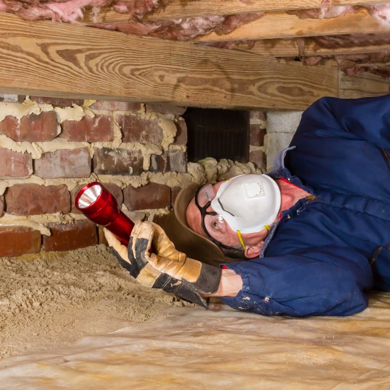 Inspection du passage de termites par un professionnel